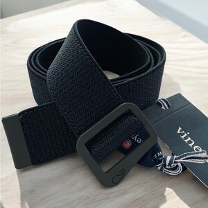 Men’s Viney Vines NWT Black Chevron Design Stretch OTG‎ D Ring Belt